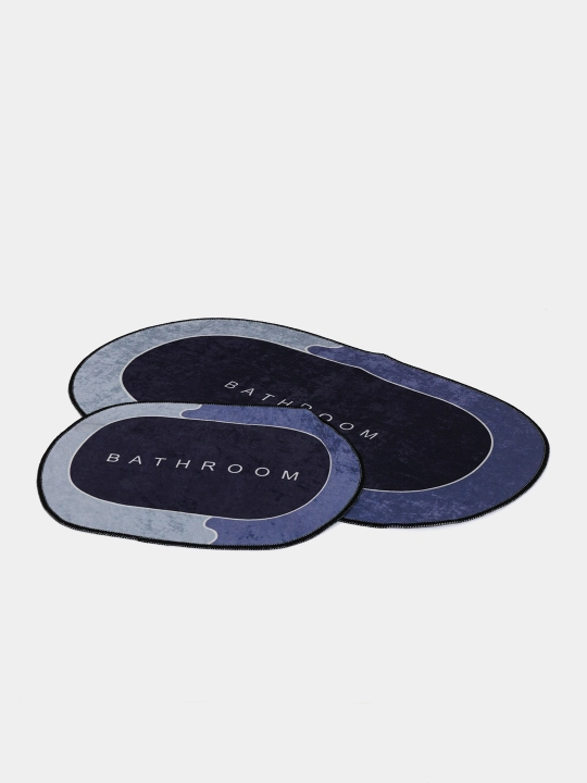 Комплект ковриков в ванную комнату, 60 * 100, 50 * 60 см