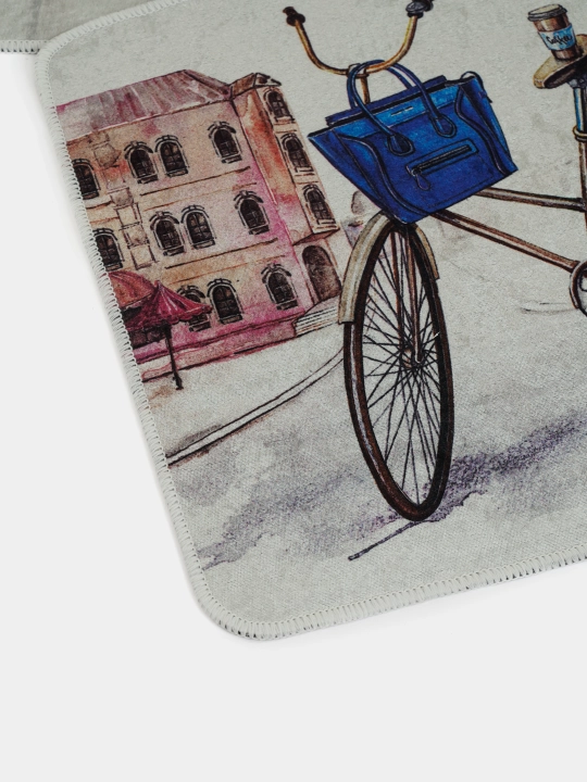 Комплект ковриков в ванную комнату, 60 * 100, 50 * 60 см