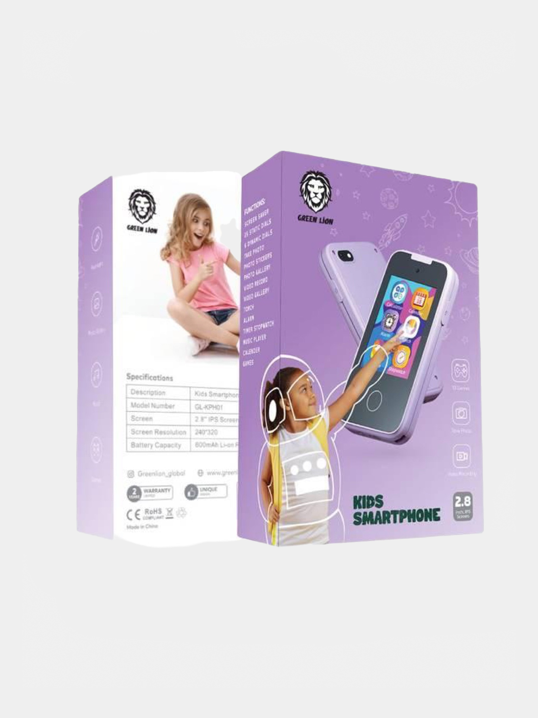 Детский смартфон Green Lion Kids 2.8" в прочном корпусе купить по ...