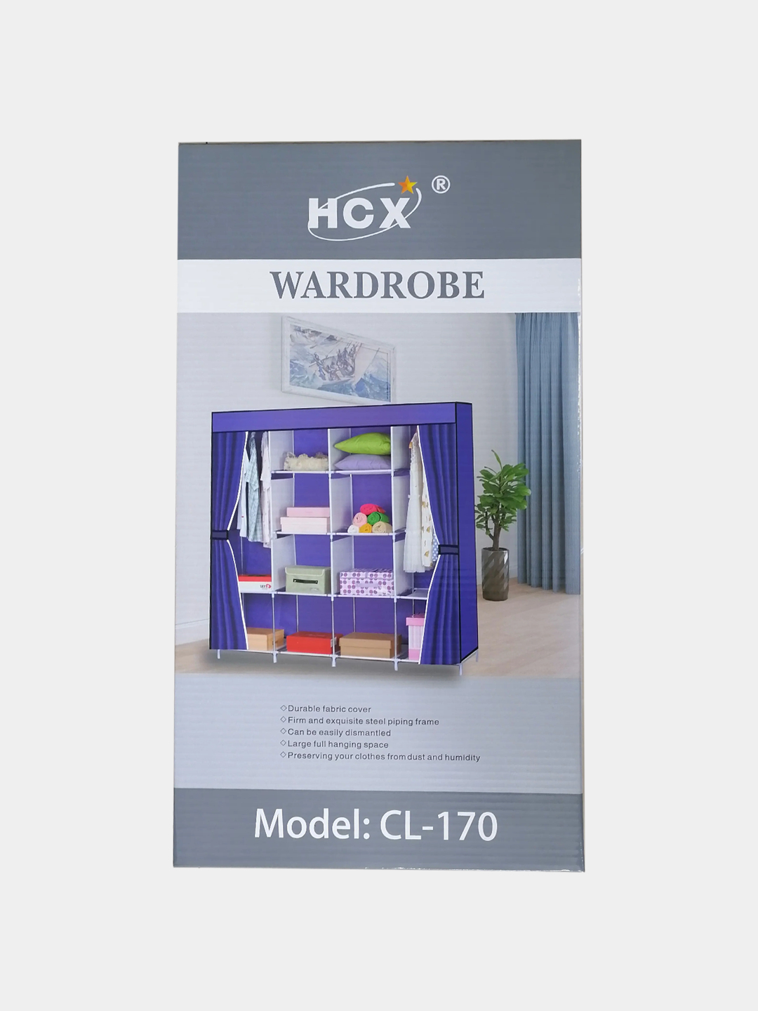 Складной шкаф, органайзер для хранения одежды и обуви, тканевый ...