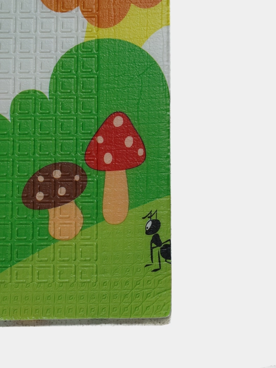 Детский коврик, 200x180, развивающий складной, игровой, напольный, термоковрик для ползания