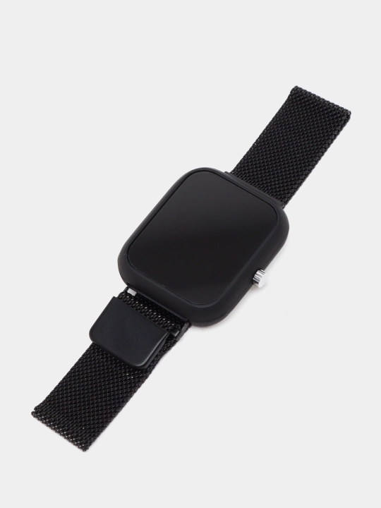 Led watch, Elektron qo'l soati, Magnitli tasma, Sovg'a qutisida, Ayollar va Erkaklar uchun - 