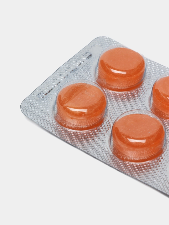 Zvezdochka apelsin ta'mli shimish uchun tabletkalar, 2.4 g, 18 dona