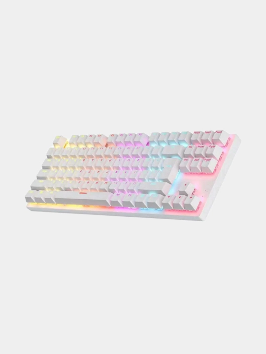 Mexanik klaviatura BAJEAL K100.blue-white, 87 tugma, RGB yoritgichli