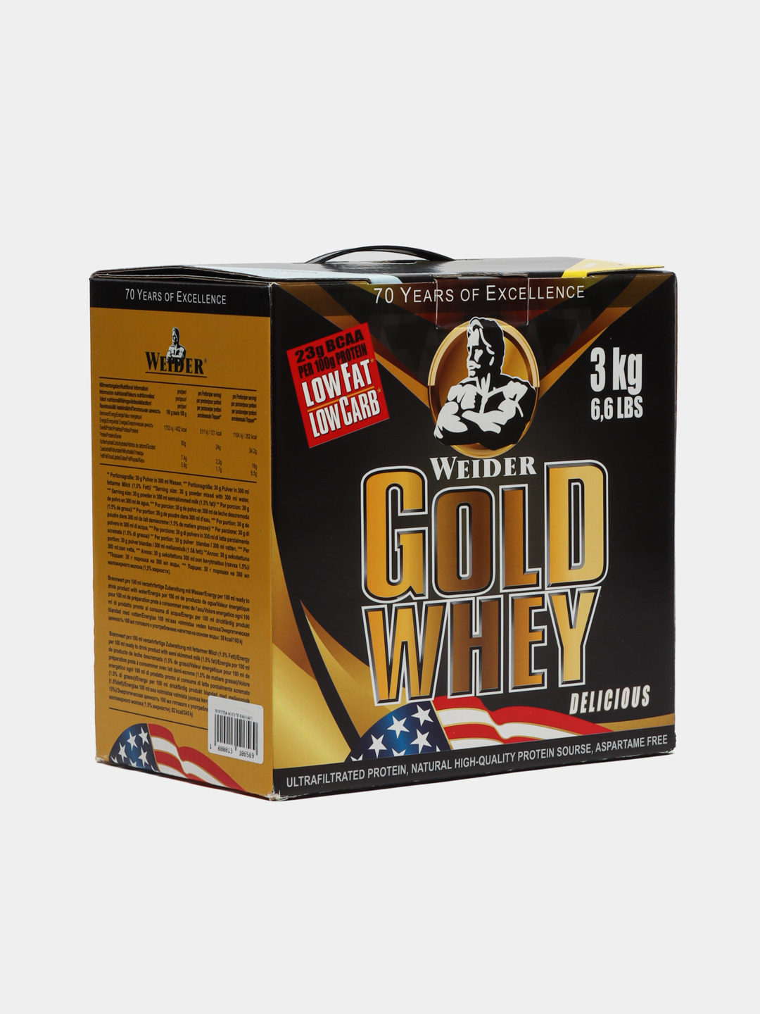 Протеин Whey Gold, для набора мышечной массы, 3 кг, Weider купить по ...