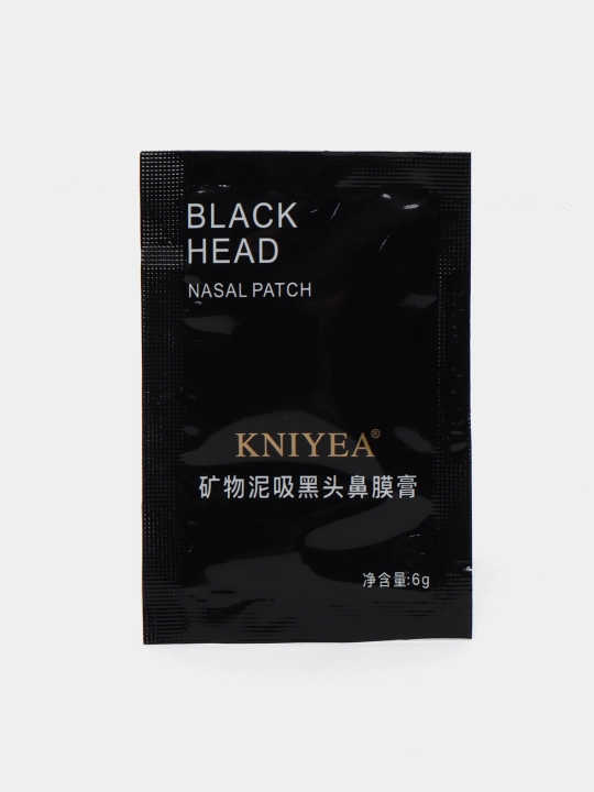 Маска для лица Kniyea Black Head, угольная, от черных точек 6 г, 5 шт