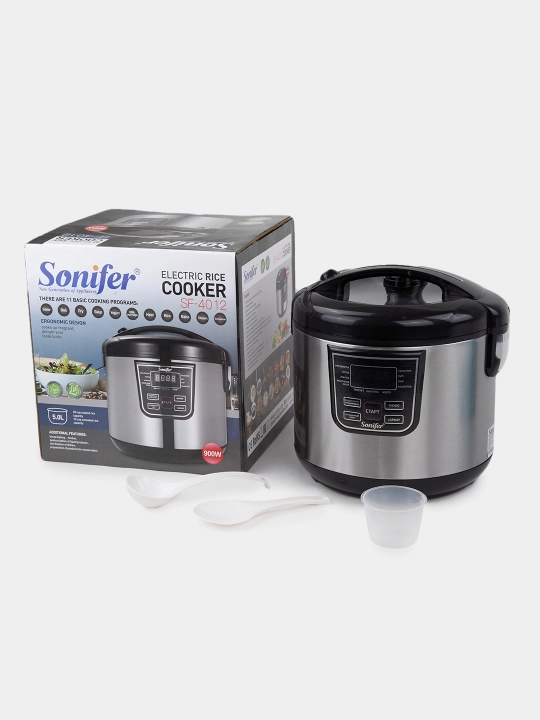 Мультиварка, рисоварка, пароварка, скороварка Sonifer SF-4012, объем 5 л