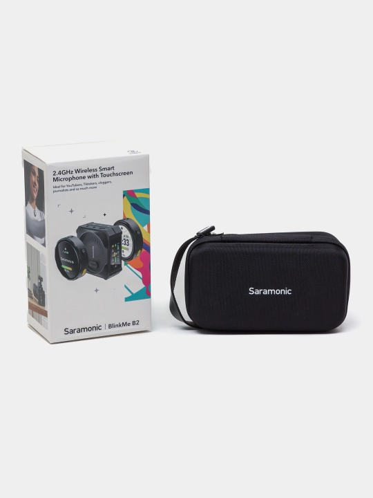 Saramonic blinkme petlicka B2 simsiz mikrofon, sensorli ekran