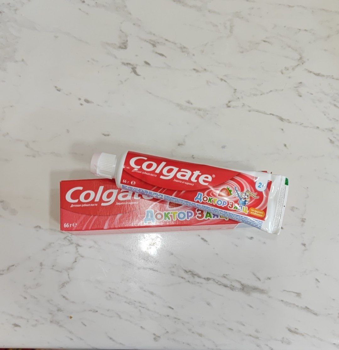 Зубная паста Colgate Dr.Rabbit Kids Strawberry, 50 мл