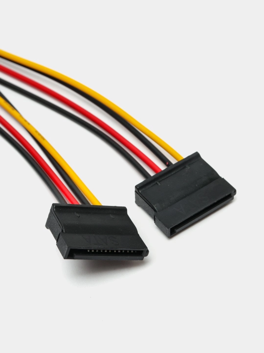 Kабель питания Sata CC-SATA-PSY, Molex 4pin, БП - 2 *