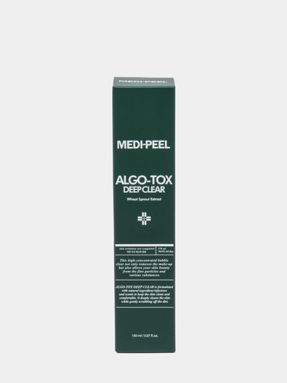 Гель пенка для умывания лица, MEDIPEEL+, Algo-tox deep clear, Algo-tox vita cleanser, 150 мл