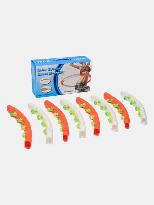 Обруч Hoop Double Grace Magnetic JS-6017 / JS-6001, массажный, 1.2 кг