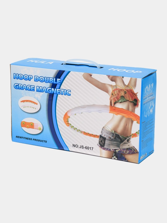 Обруч Hoop Double Grace Magnetic JS-6017 / JS-6001, массажный, 1.2 кг