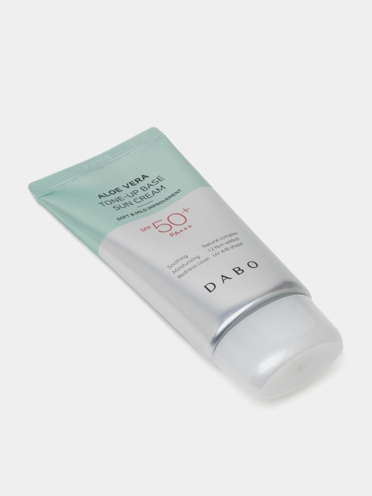 Солнцезащитный крем, DABO, Aloe vera, White sun block, Aloe-vera tone-upSPF50+ PA+++ 70 мл