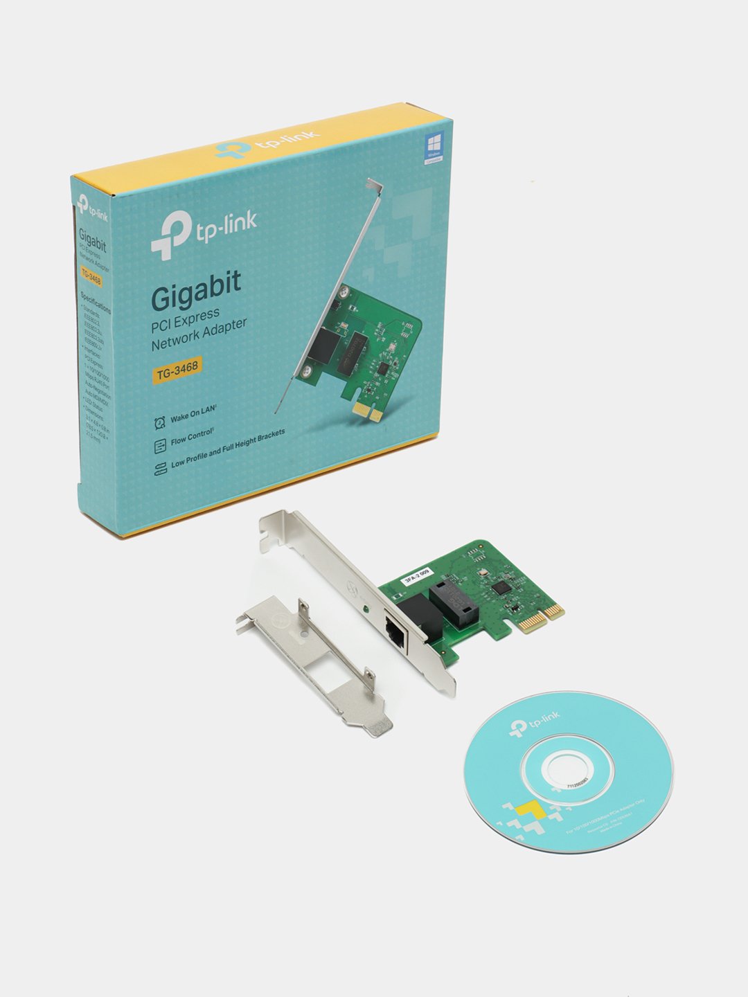 Сетевая карта 1Гбит TP-Link TG-3468 PCIE сетевая карта, Ethernet-карта для ПК