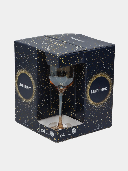 Бокалы для вина Luminarc, золотой мед, 270 мл, 4 шт