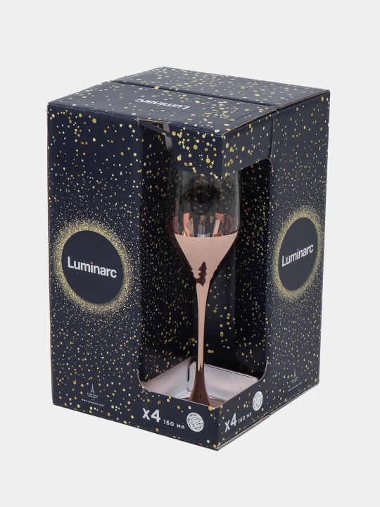 Bokallar to'plami Luminarc elektr mis, seriyali Electric Copper, 4 turdagi