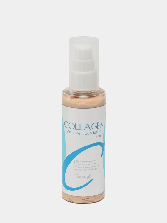 Namlovchi tonal kremi, kollagen bilan Enough Collagen Moisture Foundation, SPF15