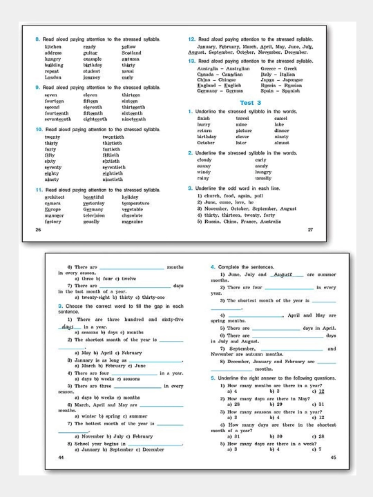 Kitob "English Reading Practice - Тренажер по чтению на английском языке за 4 класс"