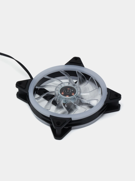 Kompyuter sovutish ventilyatori, 120 mm, yuqori havo oqimi, RPM, 12V, DC. LED yorug'lik bilan