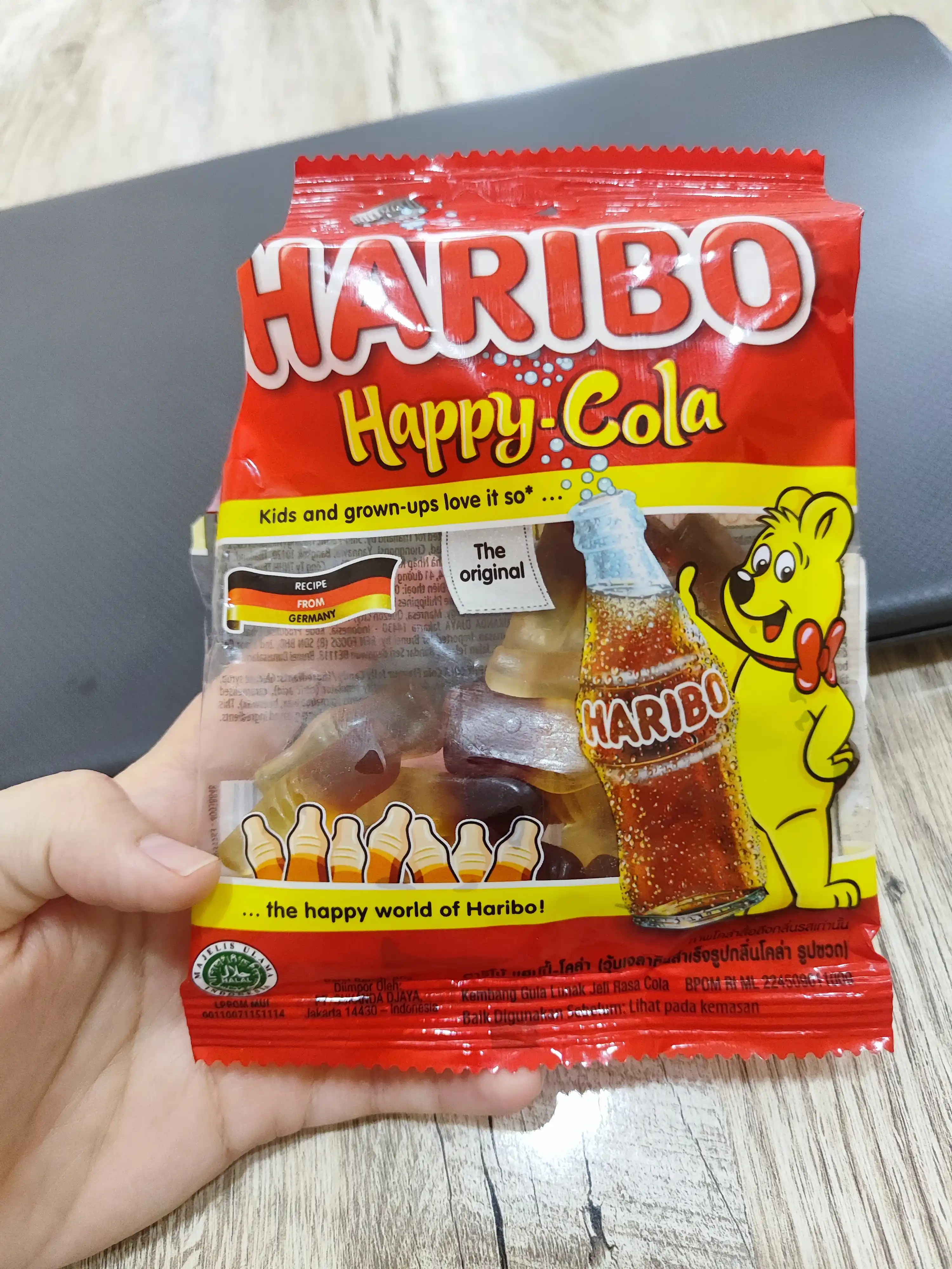 Chaynash marmeladi Haribo Happy cola, 80 gr