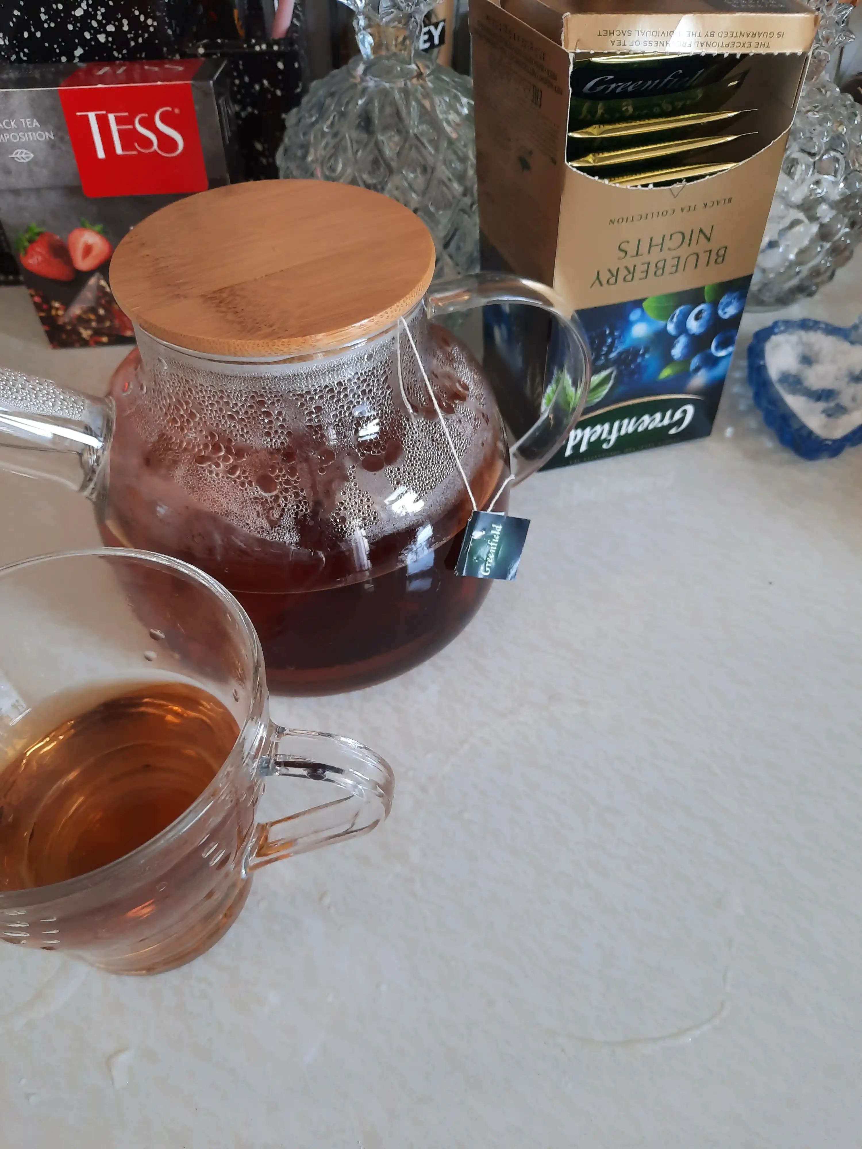 Чёрный чай Greenfield Blueberry Nights, 1.5 г, 25 шт