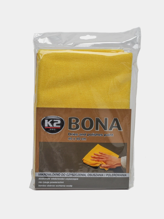 Полотенце микрофибра для полировки K2 MICRO-FIBRE BONA for polishing and drying, 40 * 40