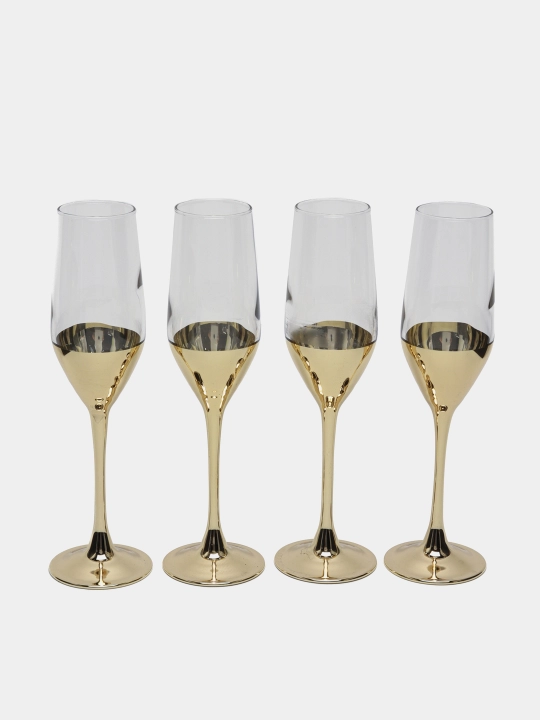 Набор бокалов Luminarc Electric Gold P9301, 160 мл, 4 штуки