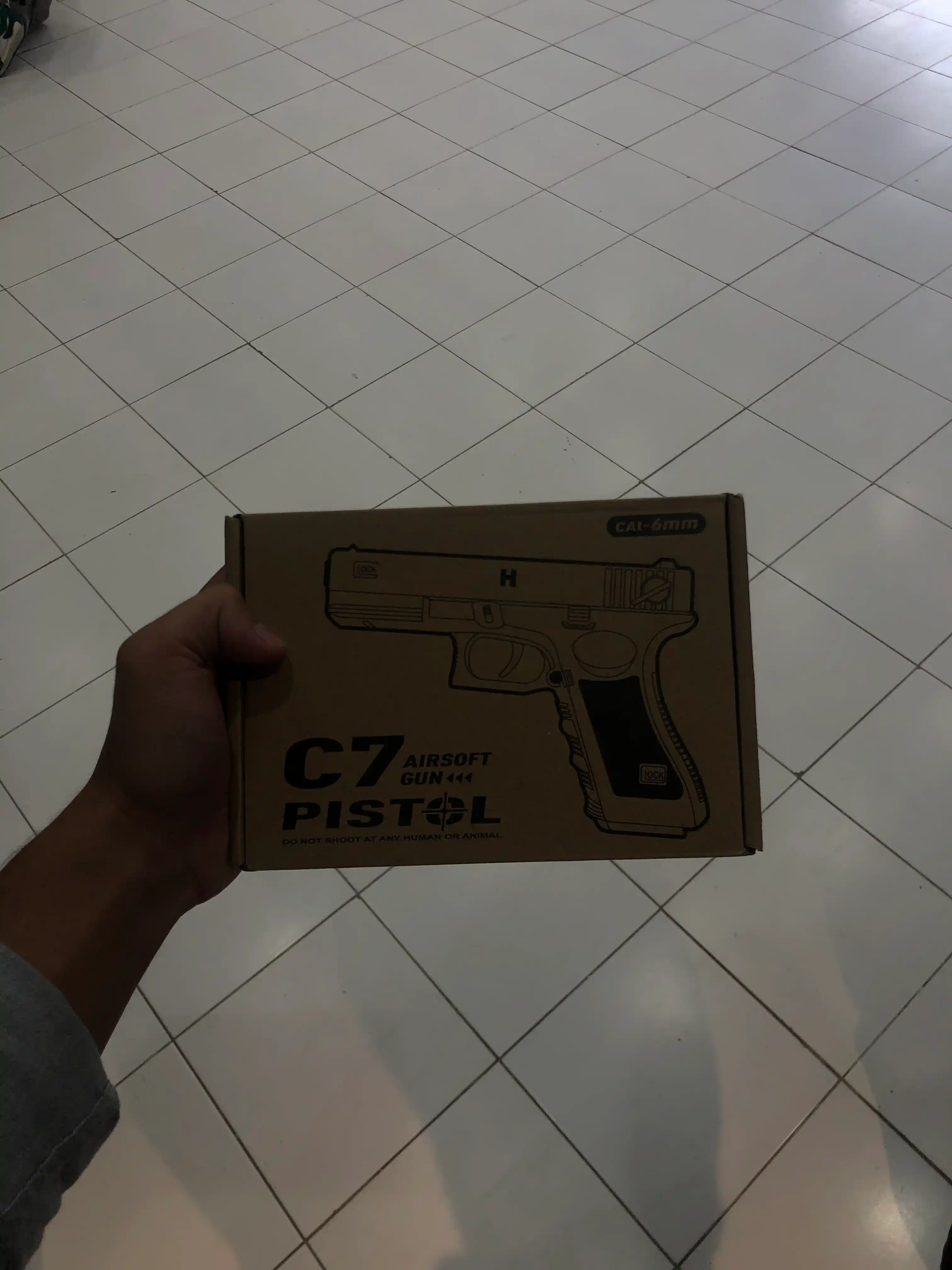 Metall to'pponcha Glok Glock AirSoft Gun, bolalar uchun, pnevmatik C7