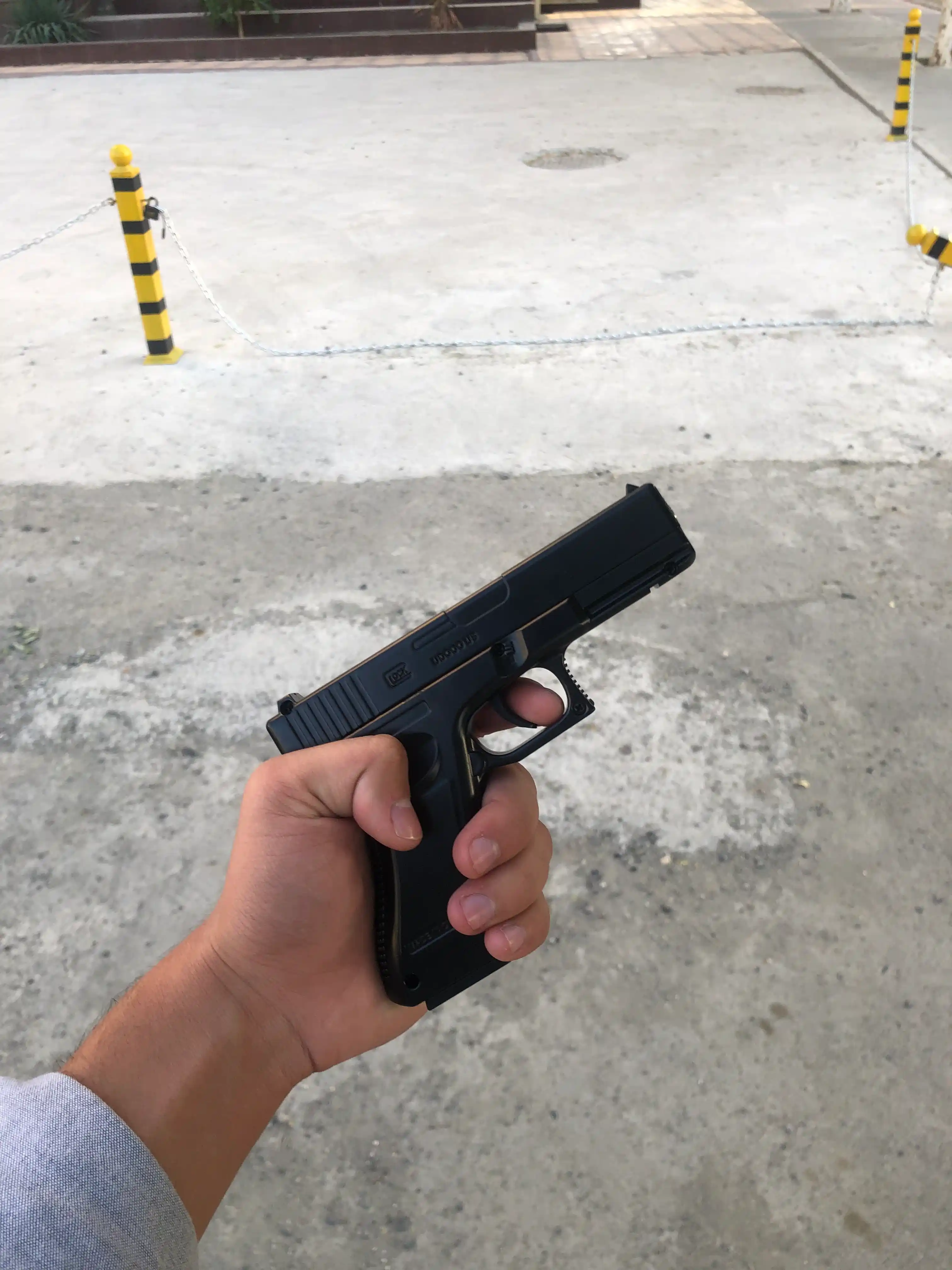 Metall to'pponcha Glok Glock AirSoft Gun, bolalar uchun, pnevmatik C7