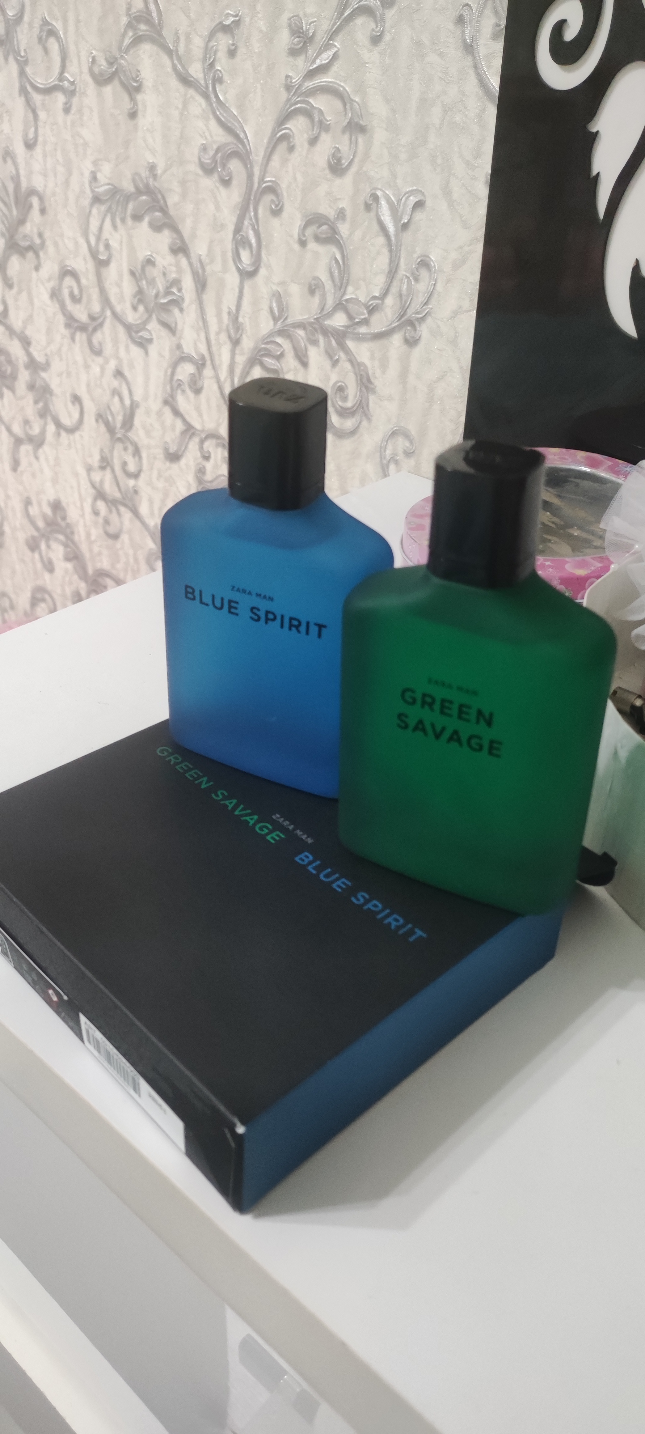 Туалетная вода для мужчин ZARA Green Savage 100 мл + Blue Spirit, 100 мл