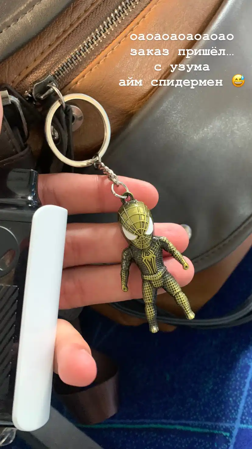 Kalit ilgichlar metall Marvel "O'rgimchak odam"