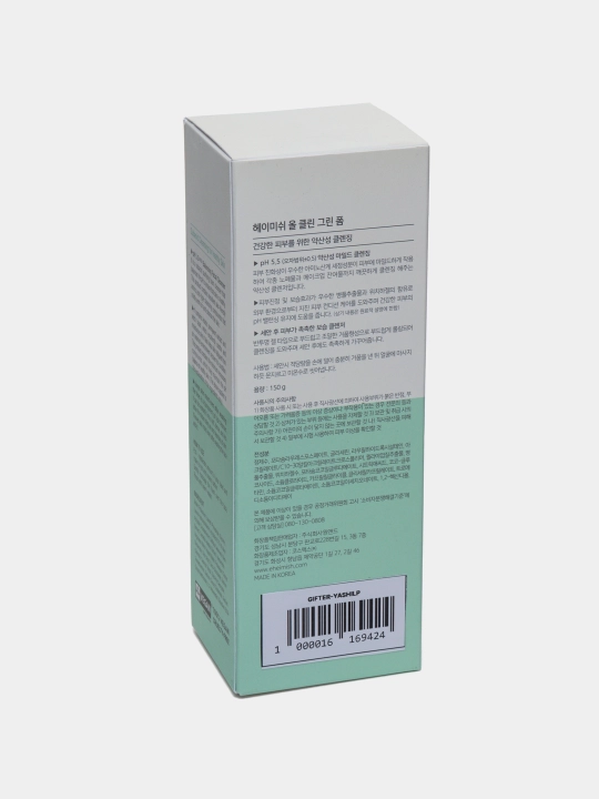 Гель для умывания для чувствительной кожи Heimish pH 5.5 All Clean Green, 150 мл