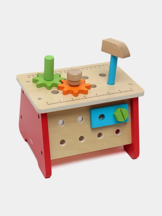 Игрушка столик с деревянными инструментами
