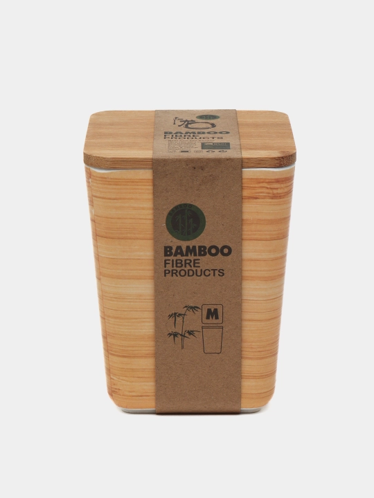 Bosilgan bambukdan tayyorlangan quyma mahsulotlar uchun idishlar,turli xil ranglar, 750 ml - 