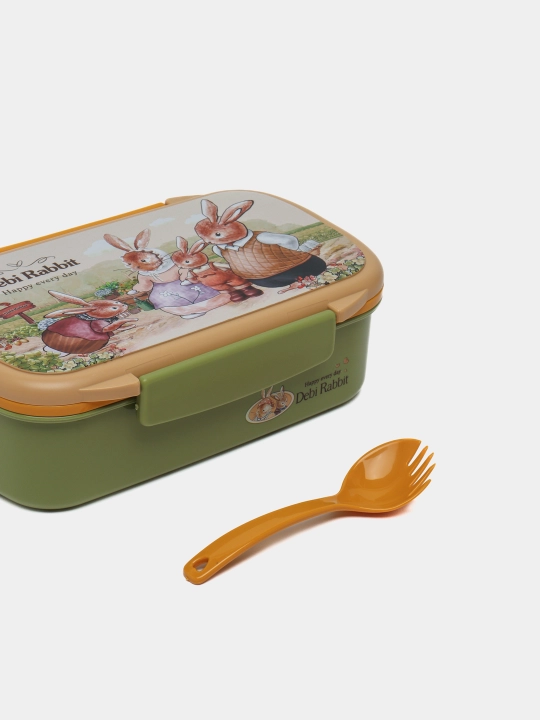 Контейнер для хранения еды Debi Rabbit, для детей и школьника