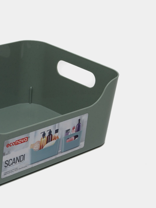 "Scandi" saqlash uchun plastik savat-organayzer