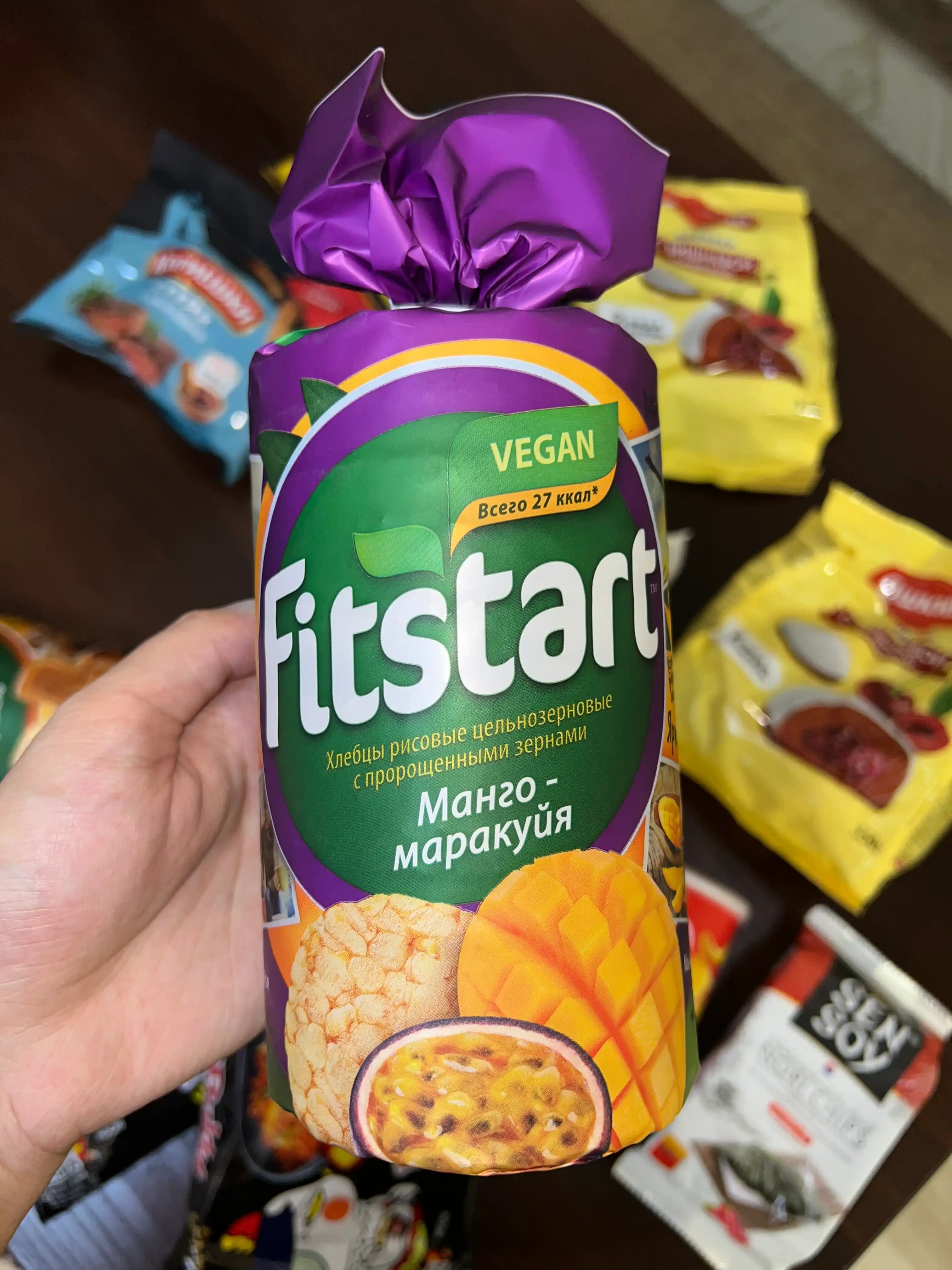 Хлебцы Fitstart, мультизлаковые, манго маракуйя, 100 г