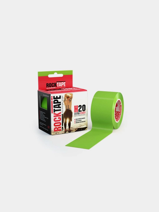 Кинезио тейп Rocktape H2O спортивный, водостойкий, усиленная фиксация, 5 см × 5 м