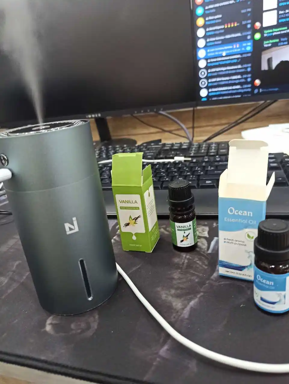 Havo namlagichi va xushbo'ylashtirigichi avtomobillarga, tungi chiroq, quruq tuman, 300 ml