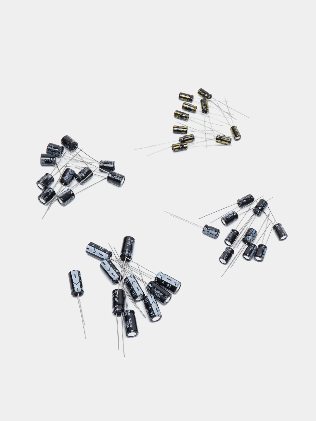 Набор электролитических конденсаторов 1 - 470 мкФ, 120 шт купить по ...