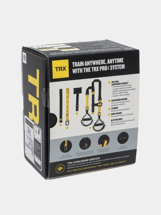 TRX PRO 4 funksional treningi uchun mashq halqalari