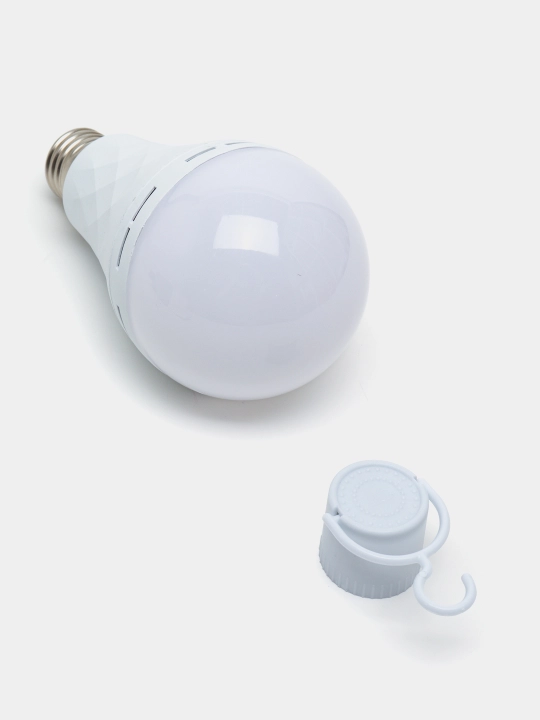 Beshr Led лампа с аккумулятором, 12 W, 6500К, 3+ работает на одной зарядке, с крючком