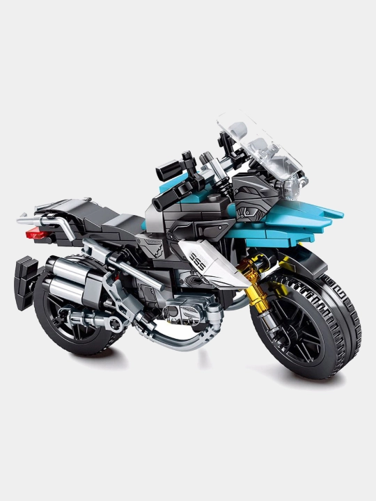 Motorcycle BMW GS konstruktor to‘plami, Technique Blue