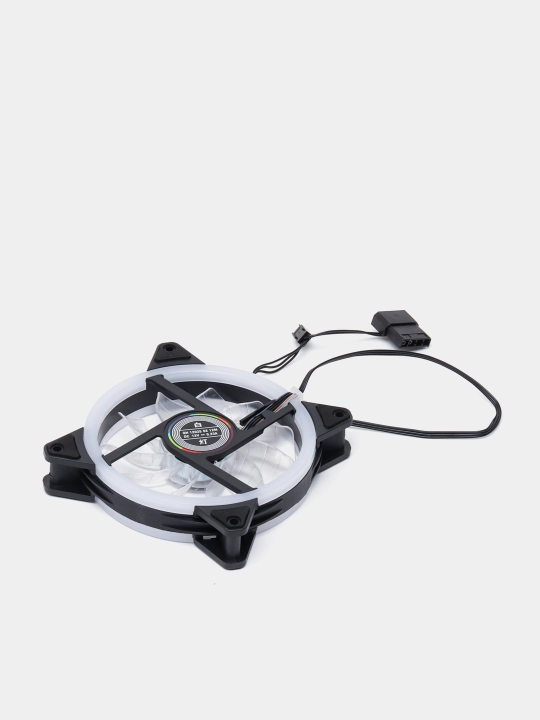 Kompyuter sovutish ventilyatori, 120 mm, yuqori havo oqimi, RPM, 12V, DC. LED yorug'lik bilan
