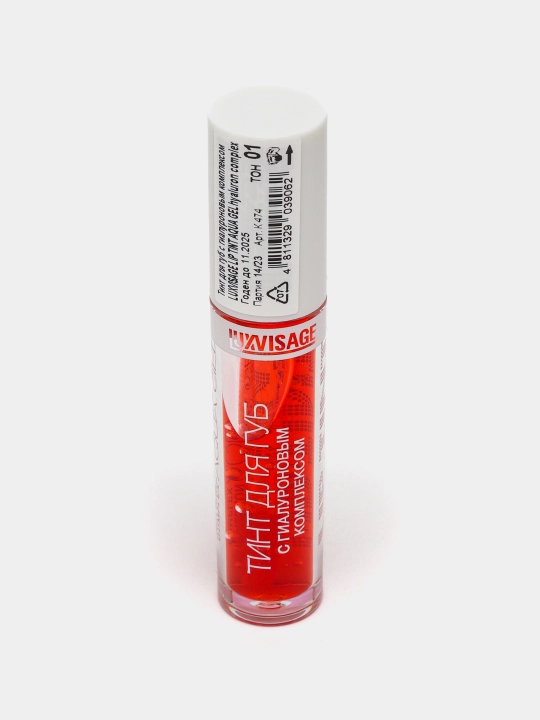 Оттеночный гель-тинт для губ Luxvisage Lip Tint Aqua Gel Hyaluron Complex