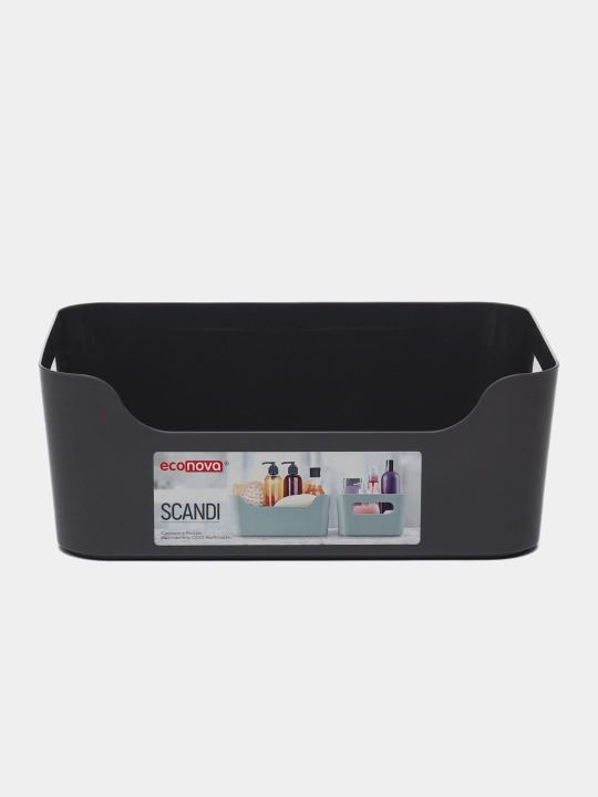 "Scandi" saqlash uchun plastik savat-organayzer