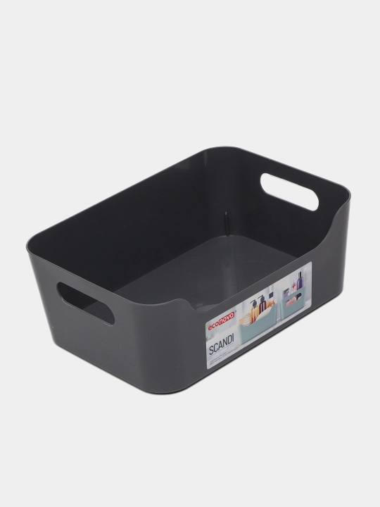 "Scandi" saqlash uchun plastik savat-organayzer