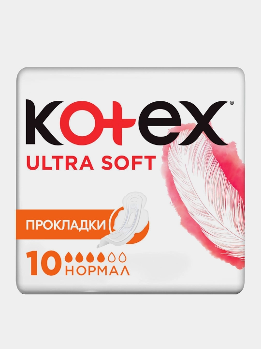 Gigiyenik prokladkalar Kotex Soft Normal, 10 dona
