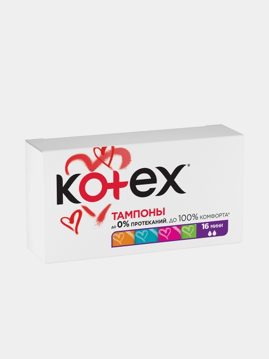 Kotex Mini gigiyenik tamponlari, 16 dona